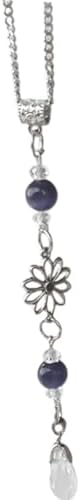 Flower Car Rear View Mirror Pendant, Bling Crystal Car Interior Decoration by Unknown
