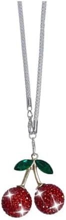 Bling Cherry Car Rear View Mirror Charm by Unknown