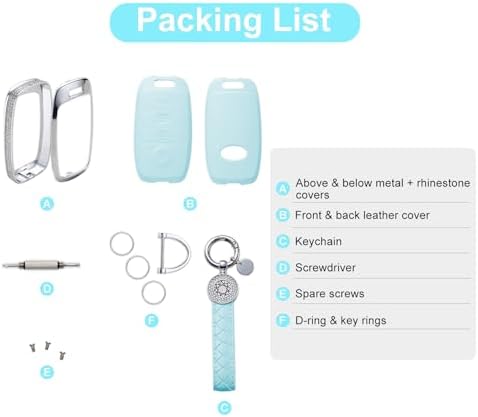 for Kia Key Fob Cover with Keychain - Image 7