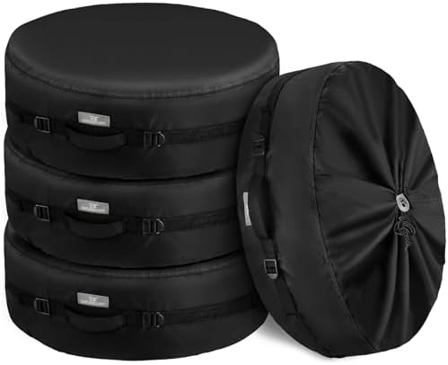 Explore Land Tire Cover with Handle 4P Fit Diameters 23''-25.75'' by ExploreLand