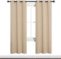 NICETOWN Biscotti Beige Blackout Curtains by NICETOWN