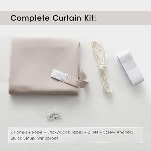NICETOWN Rod-Free Outdoor Curtains - Image 4