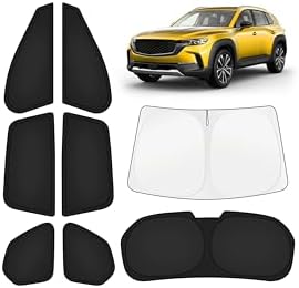 KUST Car Window Shades for Mazda CX-50 2023-2025 2026 Windshield Sun Shade Side by KUST