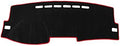 X AUTOHAUX Dashboard Cover for Toyota Corolla 2009-2013 Polyester Black Red by XAUTOHAUX