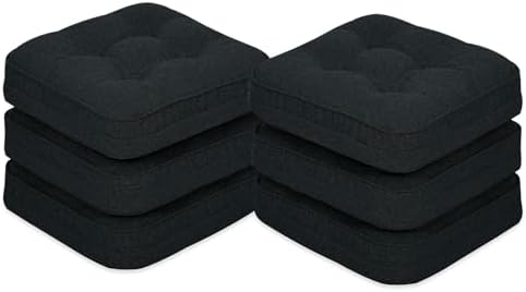 GOFORIT Tufted Shredded Memory Foam Chair Pads，Kitchen Chair Cushions by Unknown