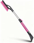 Pink 33 Inch Snow Brush and Ice Scraper by Auccutro