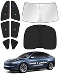 KUST Car Window Shades for 2025 2026 New Tesla Model Y Juniper Accessories by KUST
