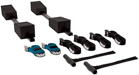 Pelican Adjustable Deluxe Foam Block Transport Roof Kayak Carrier Kit by Unknown