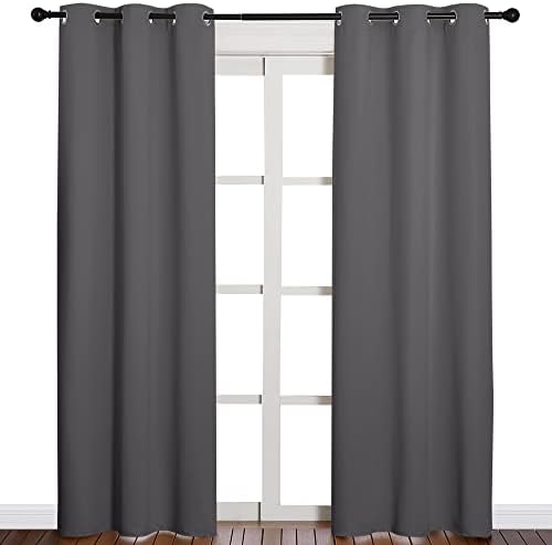 NICETOWN Noise Reducing Blackout Curtains 84" Long - Image 2