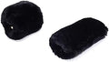 Black Plush Auto Car Handbrake Cover Sleeve Gear Sets Automotive Car Gear Suit by Goliton