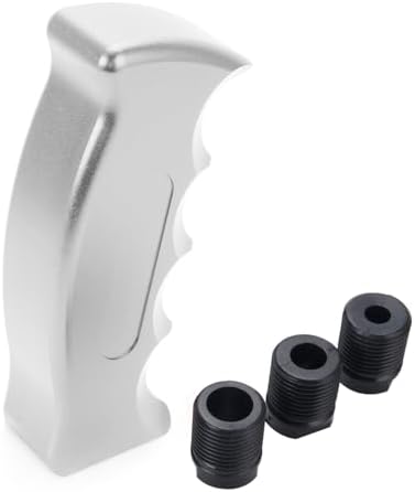 Universal Aluminum Slotted Pistol Grip Handle Manual MT Gear Stick Shift Knob by WOOTON