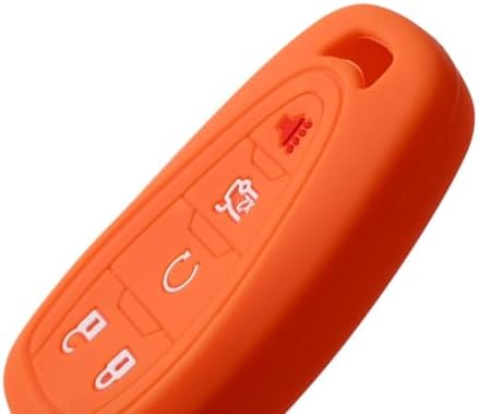 Orange Key Fob Cover Case for Chevrolet Malibu Camaro Trax Traverse Sonic Cruze - Image 4