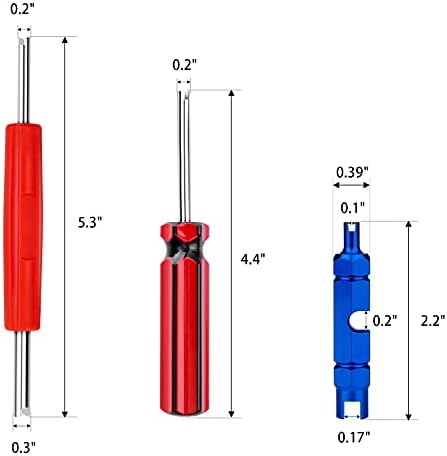 56Pcs Valve Stem Removal Tool, Valve Cores, 4-Way Valve Tool, Valve Core - Image 2