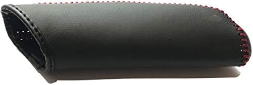 Loncky Black Genuine Leather Handbrake Cover - Image 5
