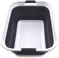 SAMMART 42L Collapsible Plastic Laundry Basket-Foldable Pop Up Storage by SAMMART