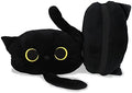 Black Cat Car Headrest Pillow Neck Support Plush Cushion by Evolveover
