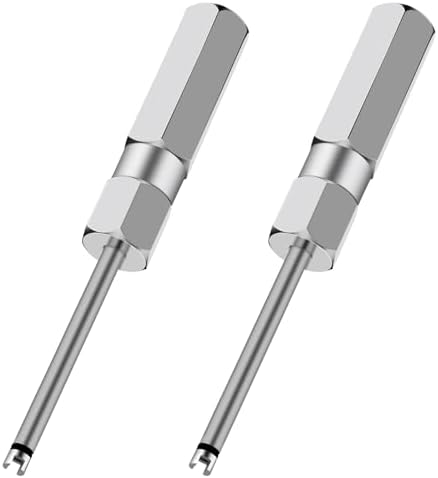 Linkstyle 2pcs Valve Core Removal Tool Set, Screwdriver Tire Valve Stem Core by Linkstyle