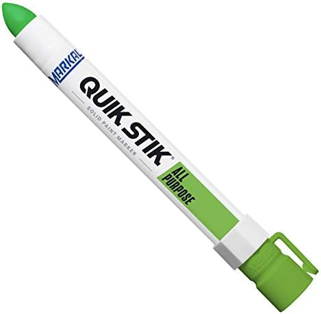 Markal 61042 Quik Stik All Purpose Solid Paint Marker, Fluorescent Green by Markal