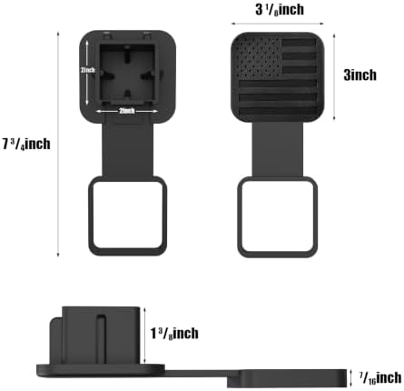 Rust Free Rubber Trailer Hitch Covers Fit - Image 6