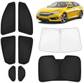 KUST Car Window Shades for Honda Civic 2016-2021 Windshield Sun Shade Side by KUST