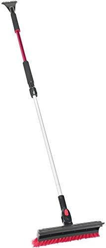 Emsco Group Bigfoot 60" Telescoping Snowbroom and Ice Scraper - Image 2