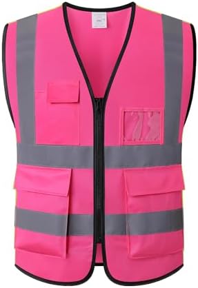Reflective Safety Vest for Men Women Construction Vest ANSI Standard AP1 by ASIPHITU