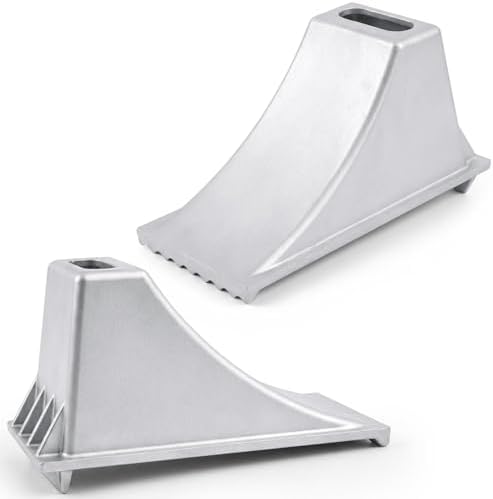 Aluminum Wheel Chock for Trucks & Trailers, 12.3 x 6.4 x 7 Inch by Outus
