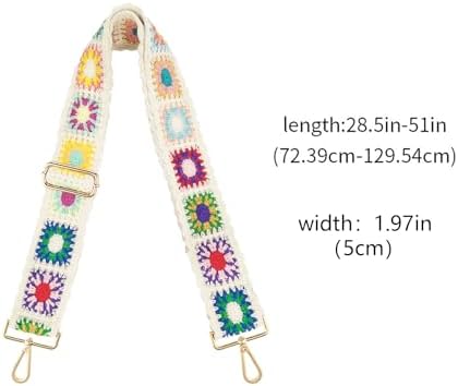 ZOOEASS Wide Shoulder Strap Adjustable Replacement Belt Crossbody Canvas Bag - Image 2