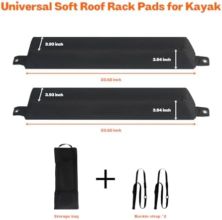 OceanCross Universal Soft Roof Rack, Cargo Rack, Roof Rack Cushion System - Image 2