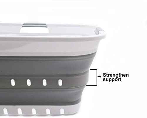 SAMMART 42L Collapsible Plastic Laundry Basket - Image 5