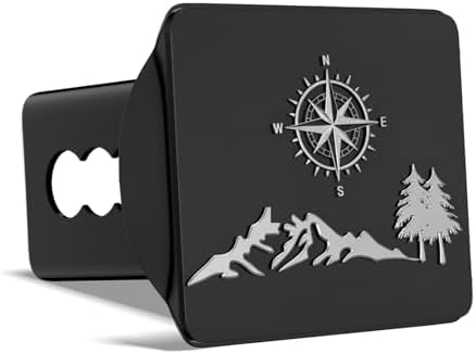 Nature Mountain Compass Hitch Cover - Image 2