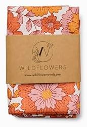 Wildflowers Microfiber Kitchen Towels | Waffle Fabric Tea Towel| Super Absorbent by FlourishPetProducts