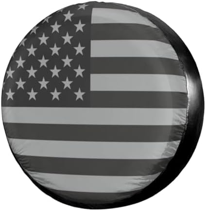 Spare Tire Cover for RV Trailer, 15 Inch Dustproof Leather Wheel Cover for Tire by Unknown