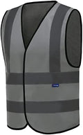 AYKRM 12 colour High visibility viz vest hi vis viz reflective work by AYKRM