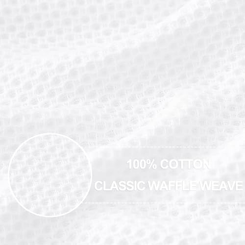 Homaxy 100% Cotton Waffle Weave Kitchen Dish Cloths 18-Pack - Image 2
