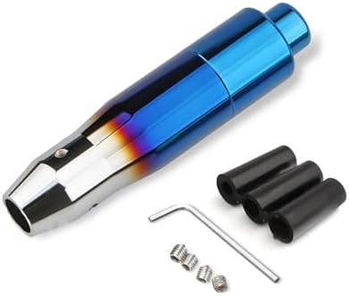 Automatic Shift Knob with Push Button, 5.7" Weighted Shifter Lever Handle Car by Unknown