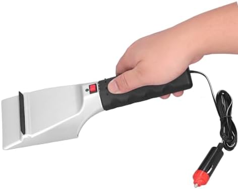 Generic Electric Heated Ice Scraper Lightweight Frost Effective Window Cleaning - Image 3