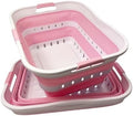 SAMMART 42L Collapsible Plastic Laundry Basket by SAMMART