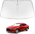 Proadsy Custom Fit 2019-2026 Mazda 3 Windshield Sun Shade, Blocks Heat by Proadsy