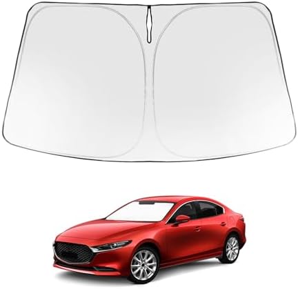 Proadsy Custom Fit 2019-2026 Mazda 3 Windshield Sun Shade, Blocks Heat by Proadsy