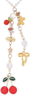 Cherry Bow Rear View Mirror Charm by LuneClat