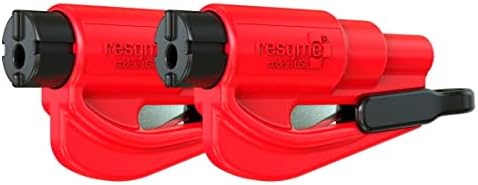 RESQME The Original Compact Emergency Keychain Car Escape Tool, Seatbelt Cutter by resqmeInc