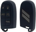 Key Fob Cover for Dodge Accessories 5 Button Key Fob Case by REMOCH