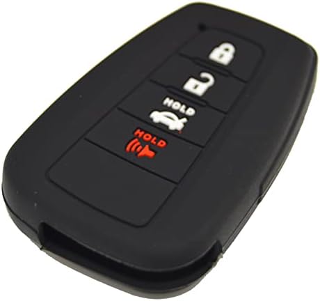 Silicone Remote Key Fob Cover for Toyota Camry 2018-2024 XLE XSE LE SE Corolla by Zorratin
