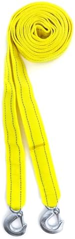QWORK 2 Pack Tow Strap, | 1.8" x 13' | 11000 lb Capacity, Heavy Duty Towing - Image 4