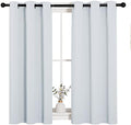 NICETOWN Greyish White Blackout Curtains by NICETOWN