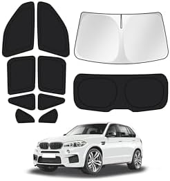 Canvcle Window Shades for 2014-2018 BMW X5 Accessories Windshield Sun Shade by Canvcle