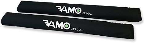 VAMO Black 30" Long Surf Kayak SUP Rack Pads AERO BAR by VAMOLetsGo