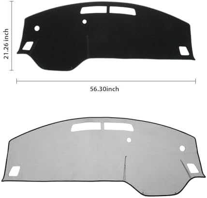 KUST Black Dash Cover for 2022-2025 2026 Nissan Pathfinder Dashboard Cover - Image 2