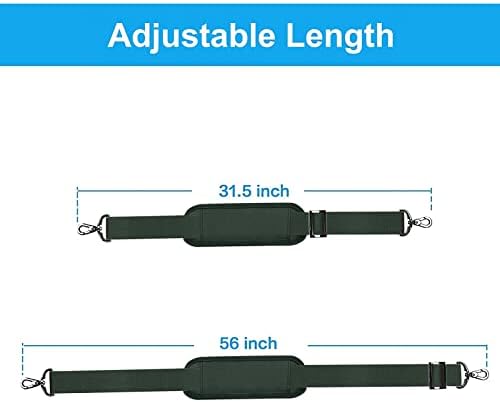 MOSISO 56 inch Shoulder Strap, Adjustable Soft Universal Non-Slip Strap - Image 2